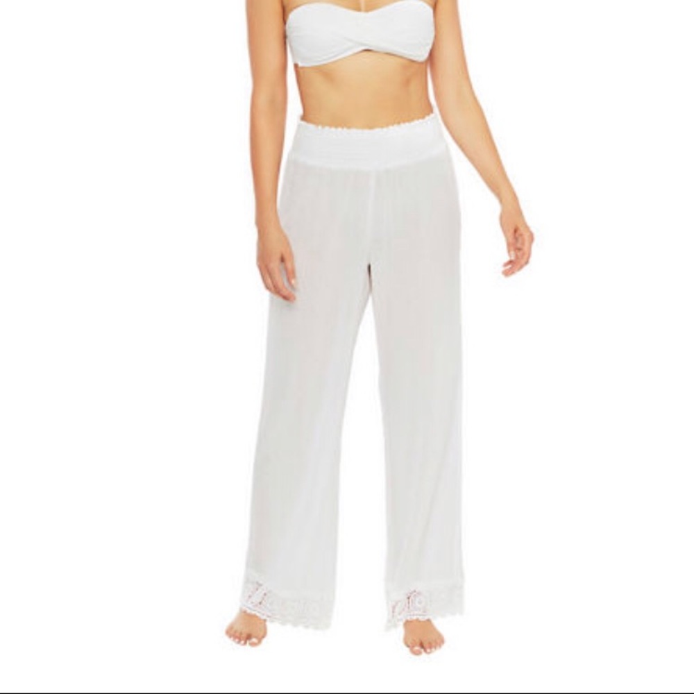 Smocked Waist Lounge Pants | XS | La Blanca | NWT